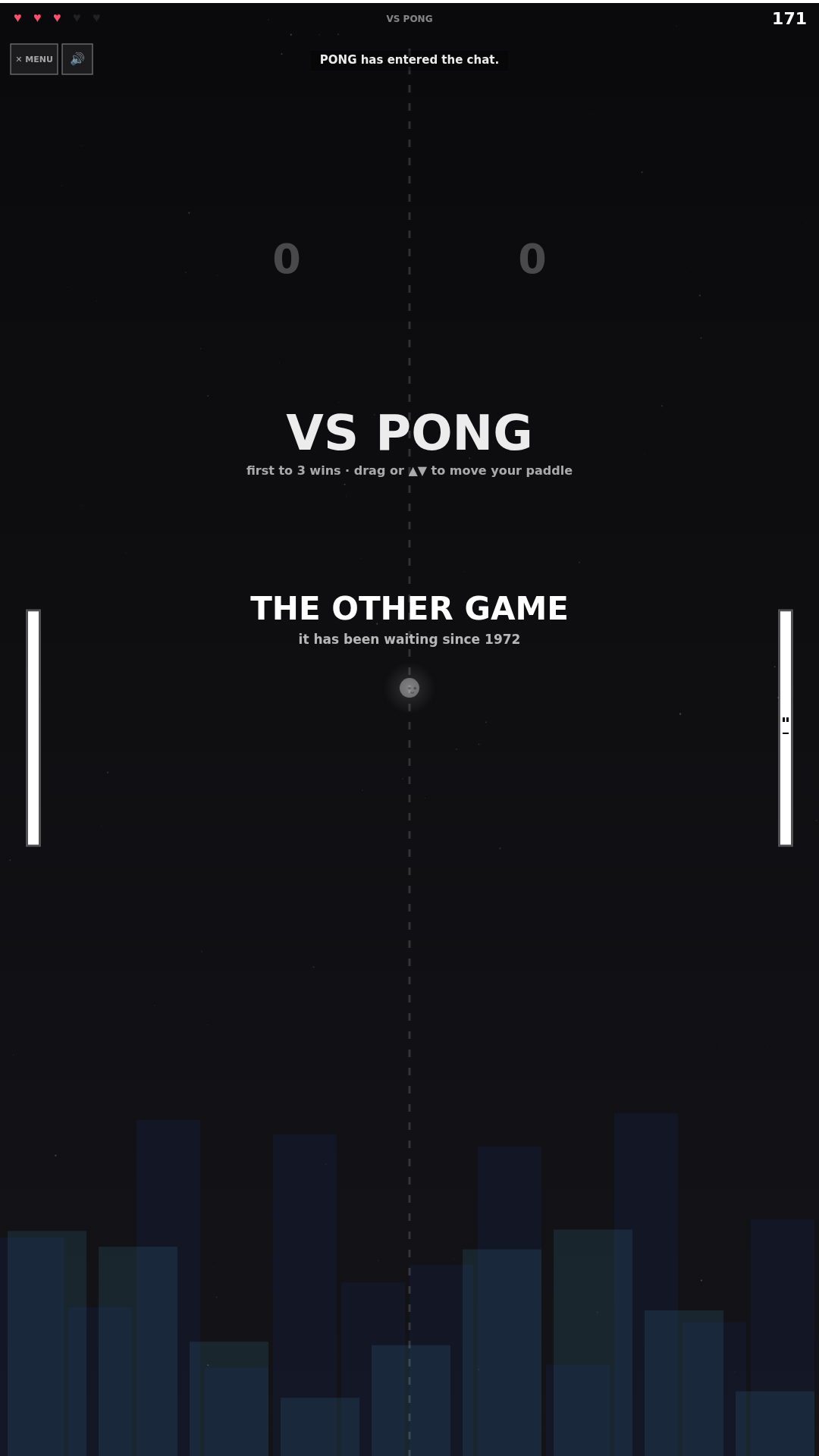 PONG boss fight
